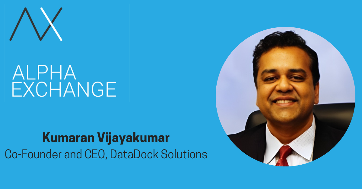 Kumaran Vijayakumar, Co-Founder and CEO, DataDock Solutions